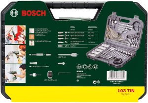 Bosch 103-Delige Boor- en Bitset V-Line Titanium Box