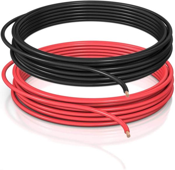 Kabels Rood en Zwart 10m 1,5mm2