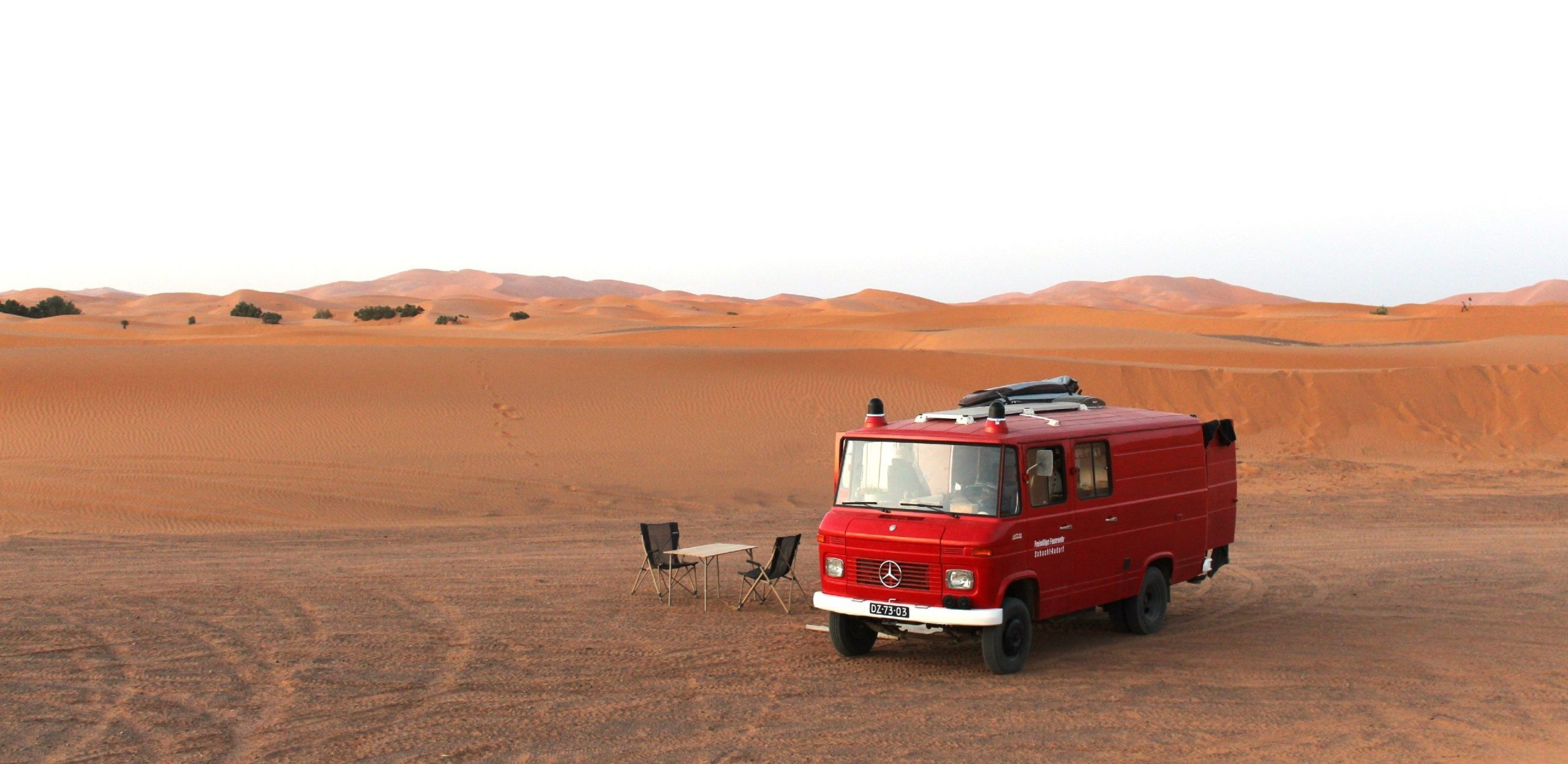 Chili camper in Marokko